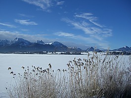 湖,山,山全景图