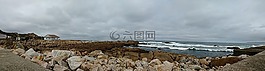 海滩,camelles,多云