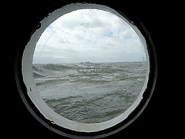 炮眼,帆船,海