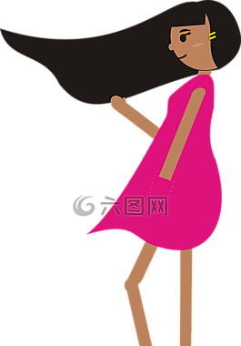 婦女,女孩,羅莎