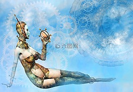 女子,時(shí)間,魔術(shù)