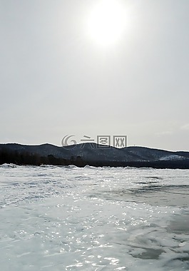 冬季,贝加尔湖,雪