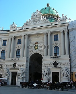 維也納,michaelertor,圓頂