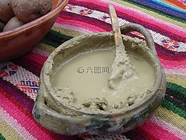 泥,食品,秘魯