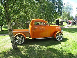 車展,卡車,橙色
