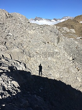 法國阿爾卑斯山,徒步旅行,山