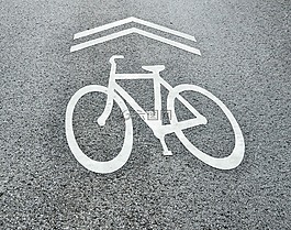 自行車標(biāo)志,符號(hào),分享道