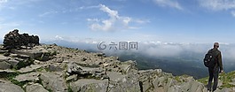 山,巴比亞頂部,景觀