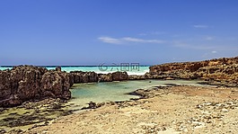 荒野,海岸,侵蝕