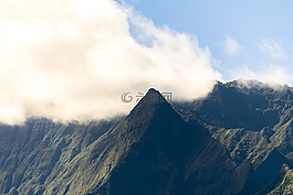 夏威夷,山,景觀