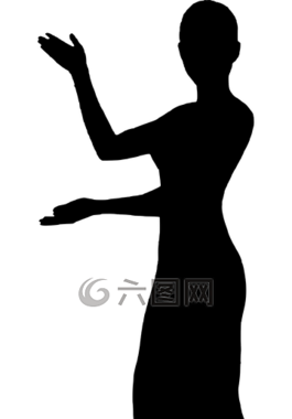 側影,女實業家,顯示
