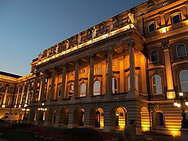建筑,布達(dá)佩斯,日落