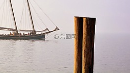 系泊設(shè)備,小船,湖