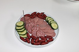 香腸,午餐,茶點(diǎn)