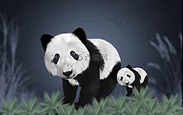 熊貓,熊,小狗