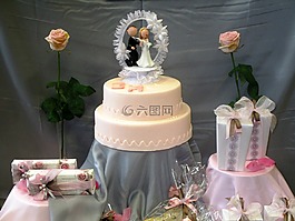 婚禮蛋糕,confiserie,蛋糕