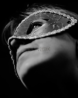 肖像,女子,面對