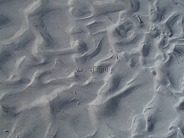沙,海灘,沙海灘