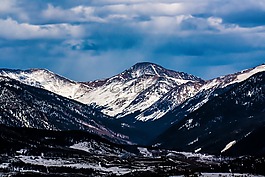 高山,冷,冰川
