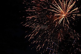 煙花爆竹,夜晚的天空,爆炸