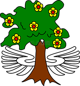 樹(shù),翅膀,根