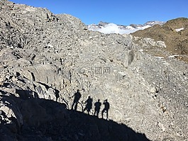 法國阿爾卑斯山,徒步旅行,山