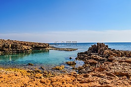 巖質(zhì)海岸,環(huán)礁湖,平靜