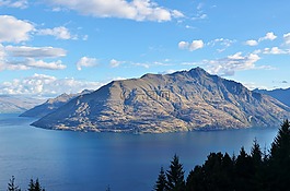 新西蘭,湖,山