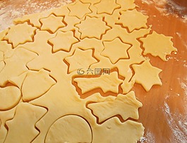工藝,烤,餅干