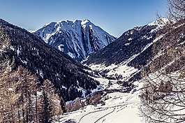 山,雪,瑞士