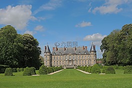 城堡,haroué,马 craon