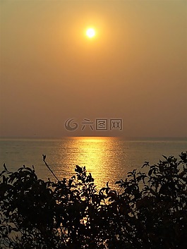 abendstimmung,海,日落