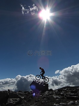 欽博拉索,厄瓜多爾,自行車試驗