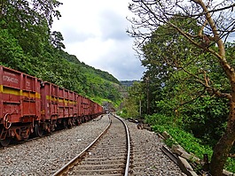 鐵路,山,西高止山脈