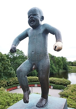 viegeland公園,盡管頭,挪威