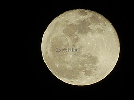 luna,天空,夜