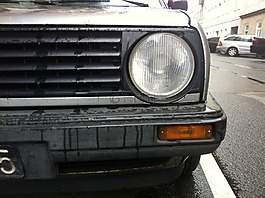 汽車,聚光燈,道路