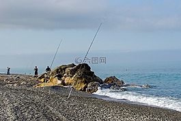 海,scoglio,捕鱼