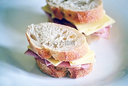 三明治,火腿,奶酪