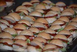 三明治,微型,食品