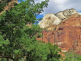 山,徒步旅行,猶他州