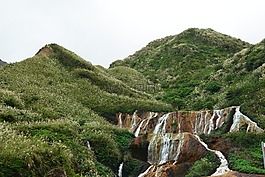 大瀑布,山,自然