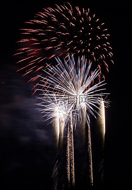 煙花爆竹,天空,除夕