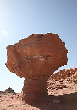 以色列,的timna,旅行