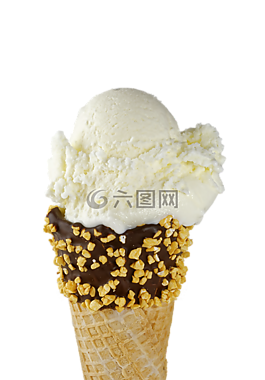 冰,蛋卷冰淇淋,甜點