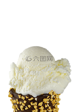 冰,蛋卷冰淇淋,甜點