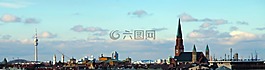 全景,慕尼黑,奥林匹亚塔