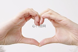 手,女子,心臟
