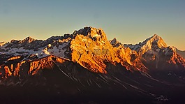 意大利,山,全景圖