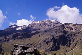登山,iztaccíhuatl,山